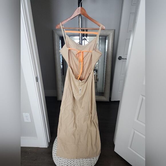 Anthropologie Ruched Slim Midi Dress size XL NWT - Picture 8 of 9